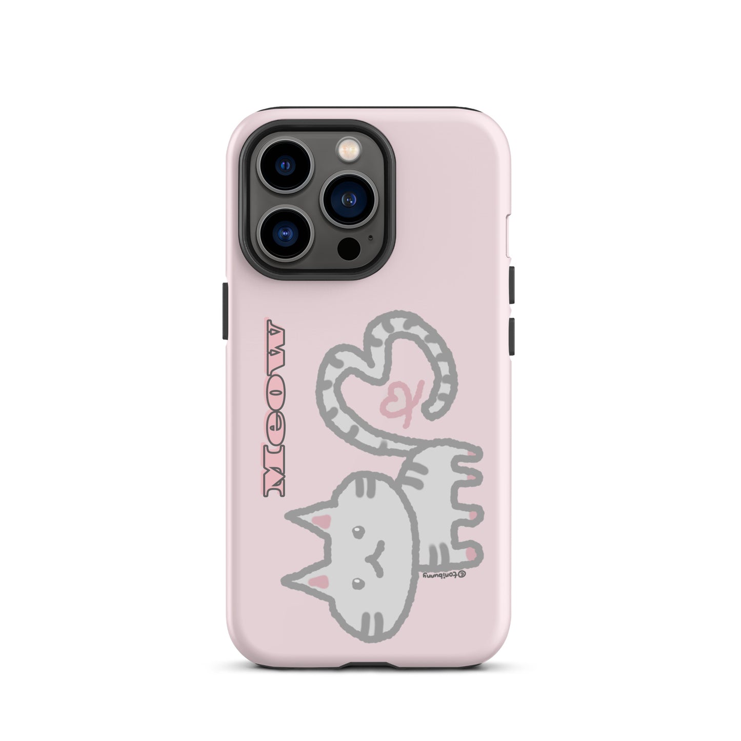 πΎ Meow Cat Pink iPhone Tough Case πΎ
