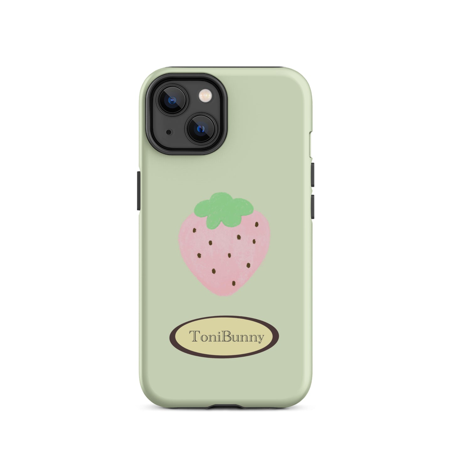 π Green Strawberry iPhone Tough Case π