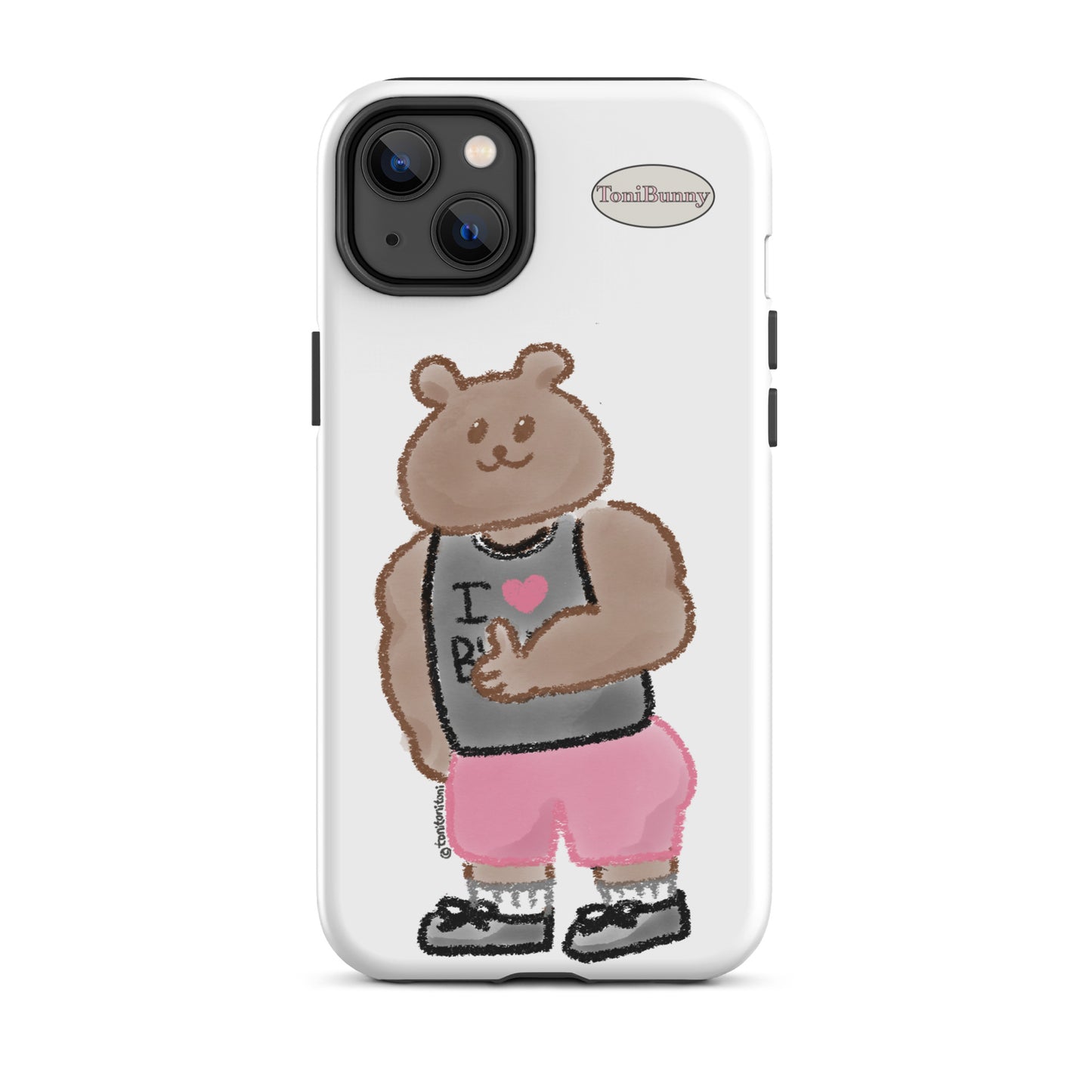 π» Athletic ToniBear iPhone Tough Case π»