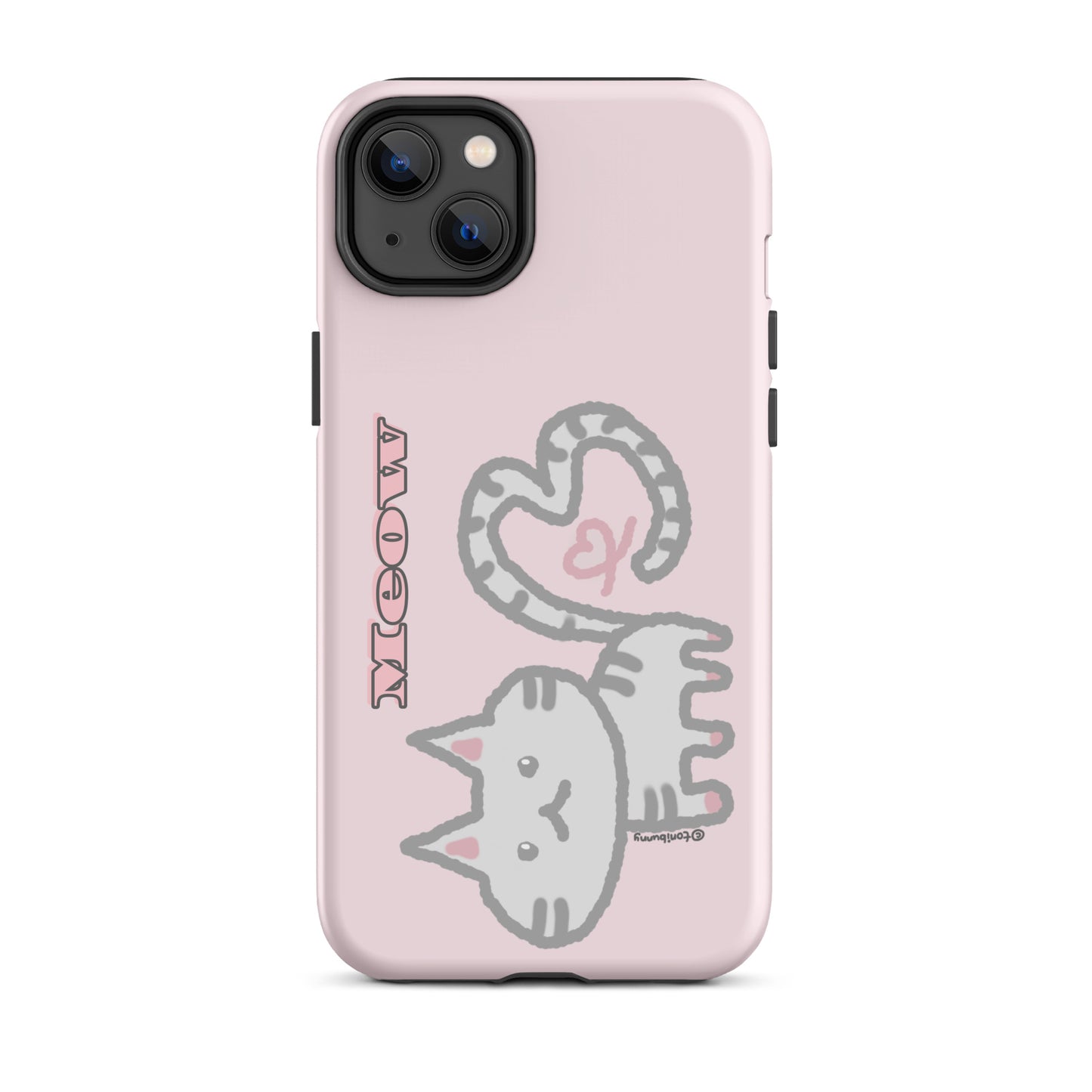 πΎ Meow Cat Pink iPhone Tough Case πΎ