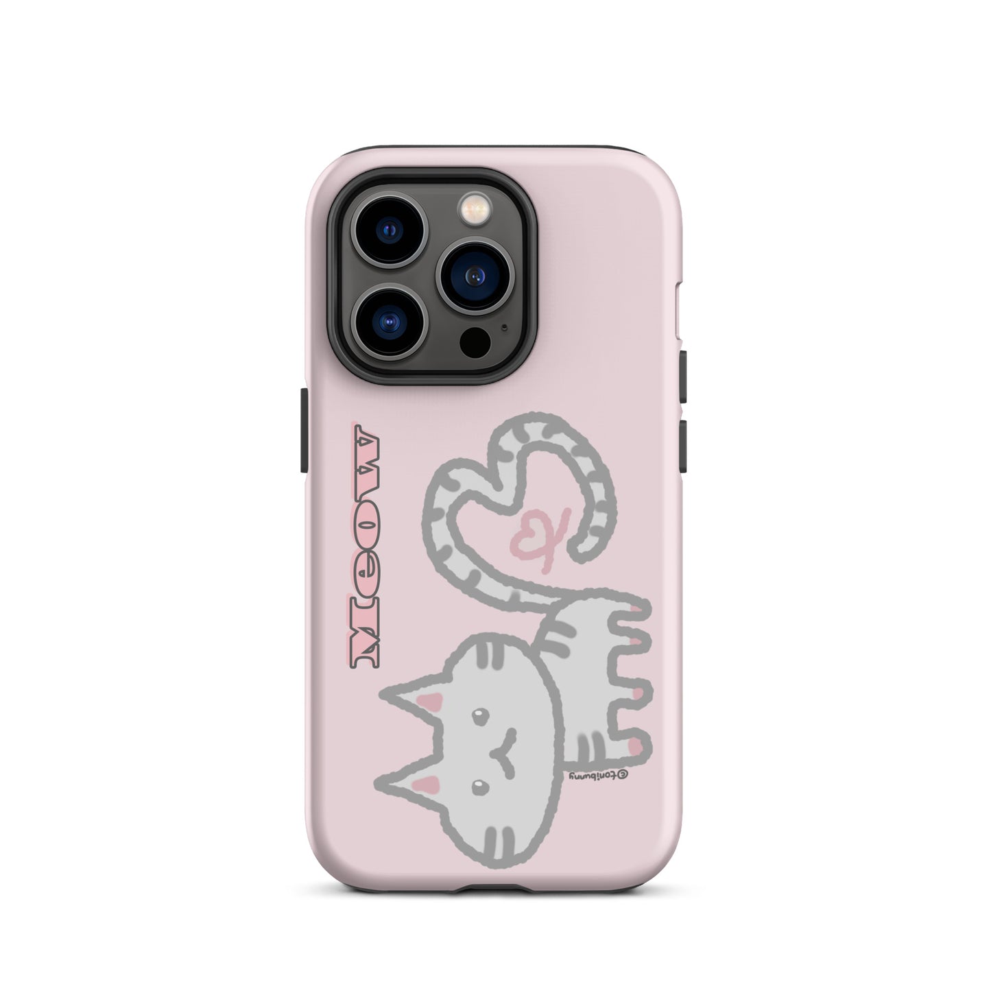 πΎ Meow Cat Pink iPhone Tough Case πΎ
