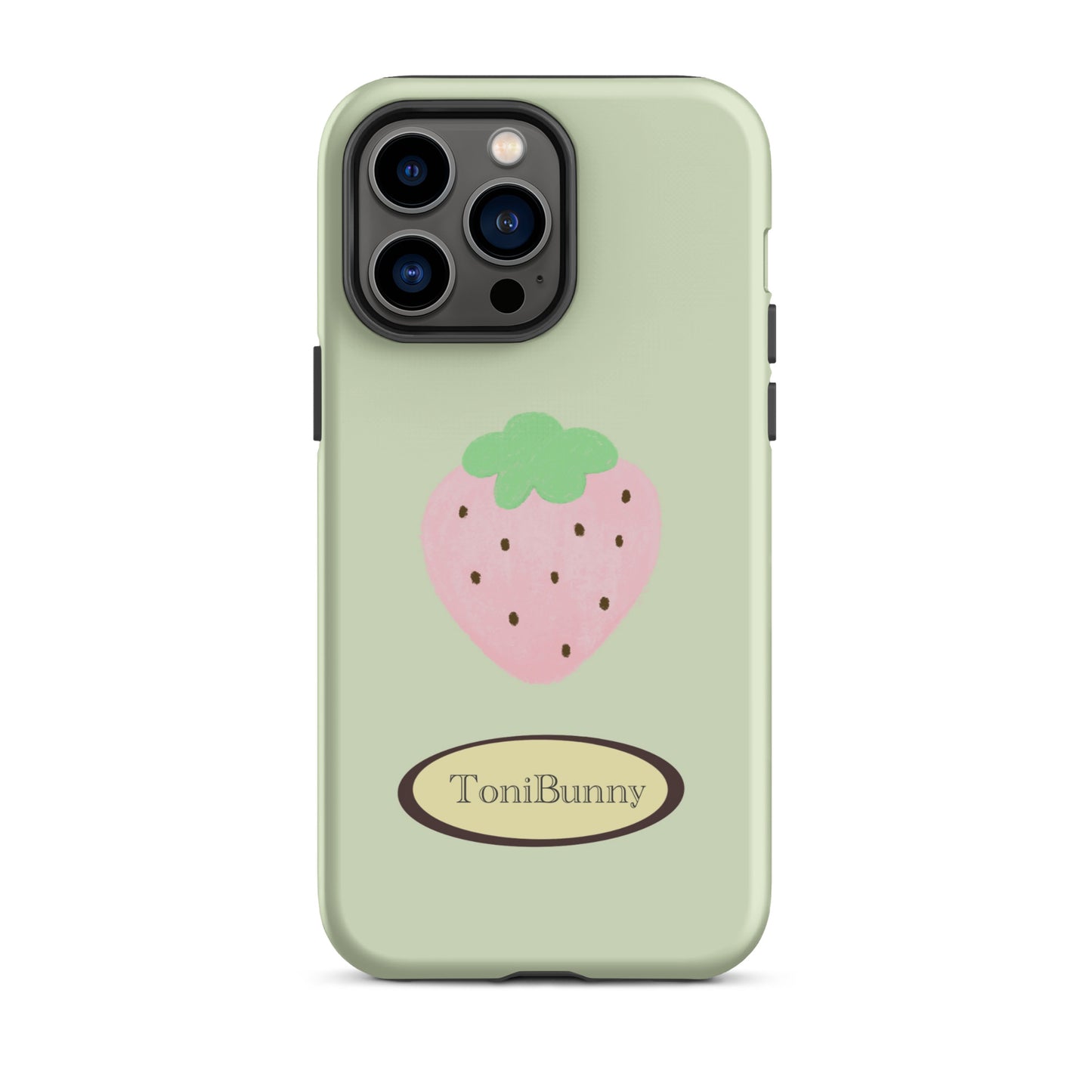 π Green Strawberry iPhone Tough Case π