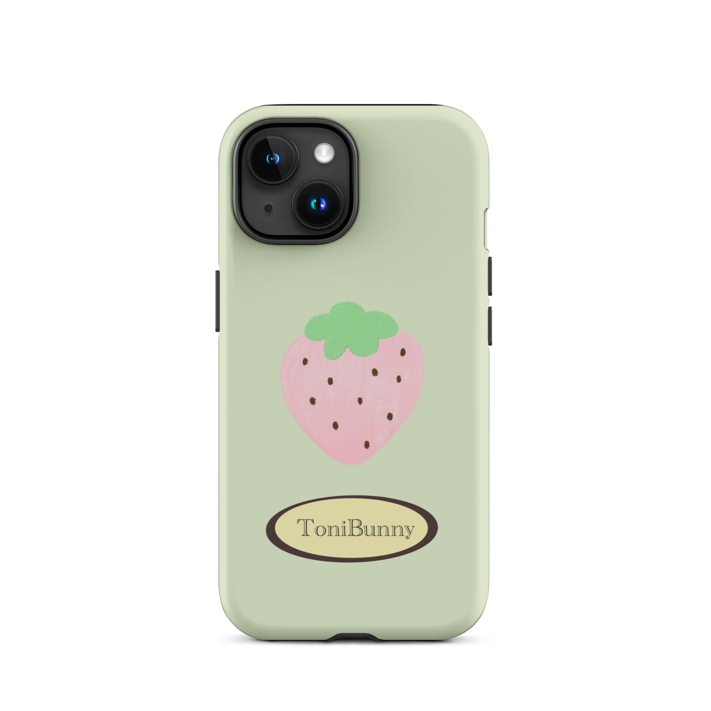 π Green Strawberry iPhone Tough Case π