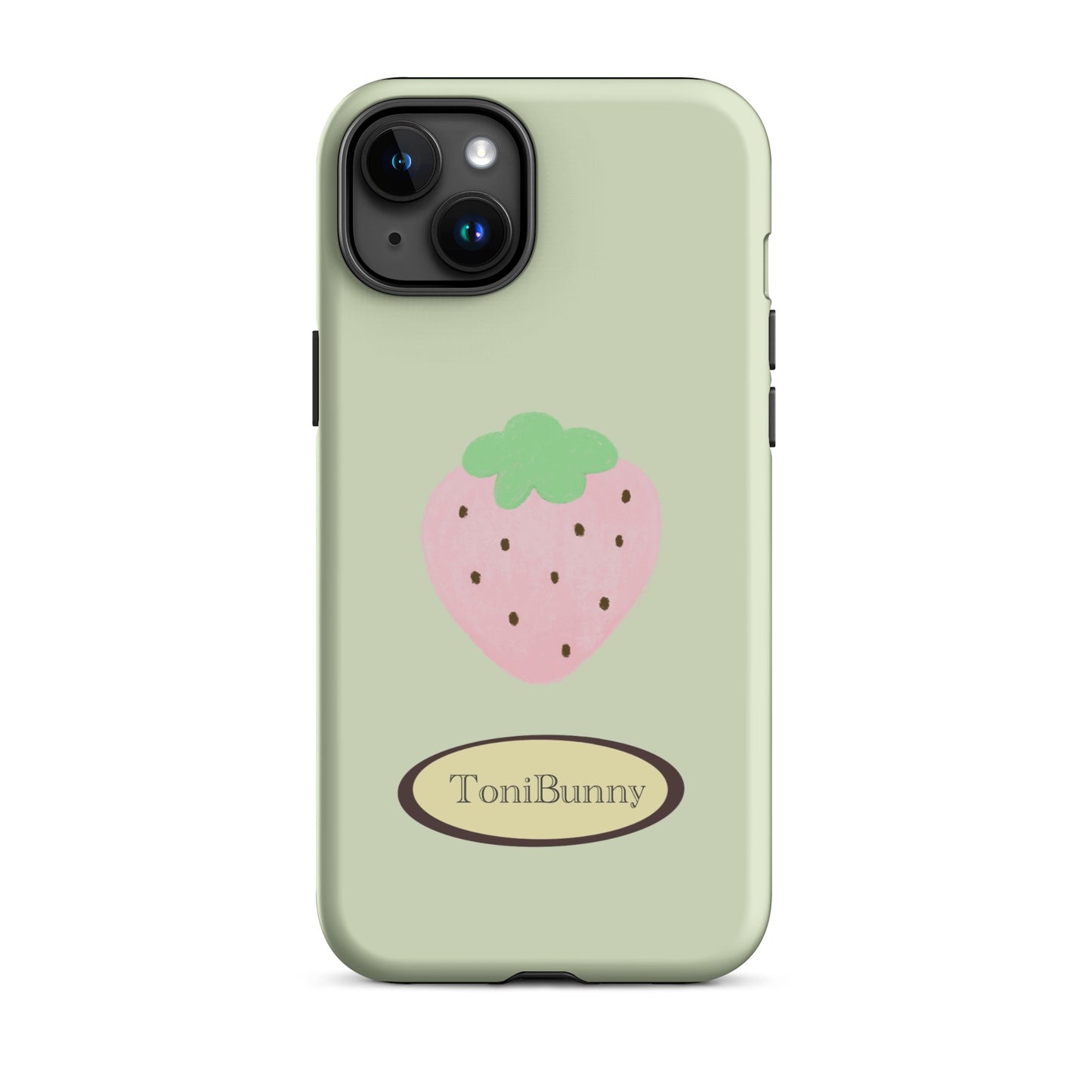 π Green Strawberry iPhone Tough Case π