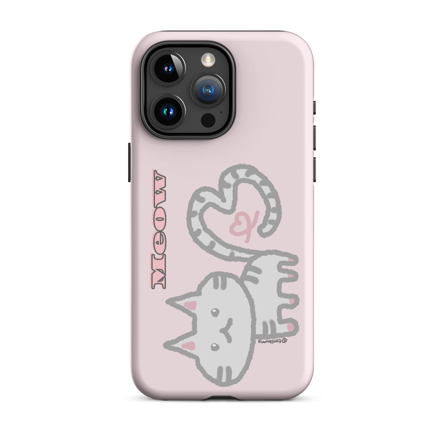 πΎ Meow Cat Pink iPhone Tough Case πΎ