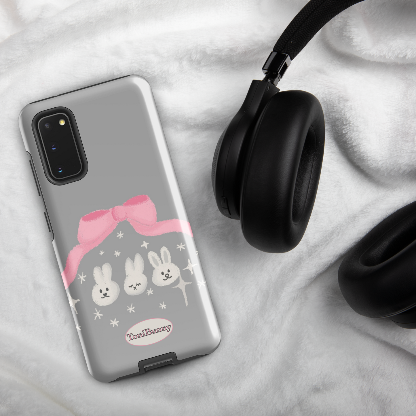 π ToniBunny Ribbon Bunny Friends Samsung Tough Case π