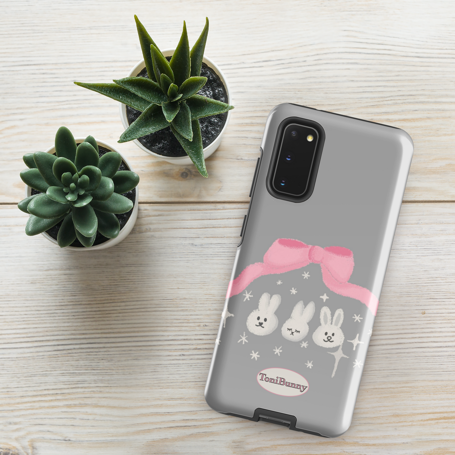 π ToniBunny Ribbon Bunny Friends Samsung Tough Case π
