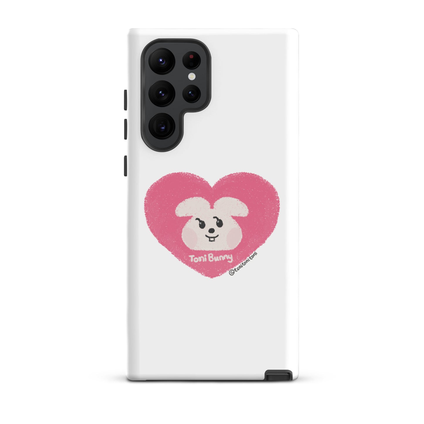 π ToniBunny Pink Heart Logo Samsung Tough Case π