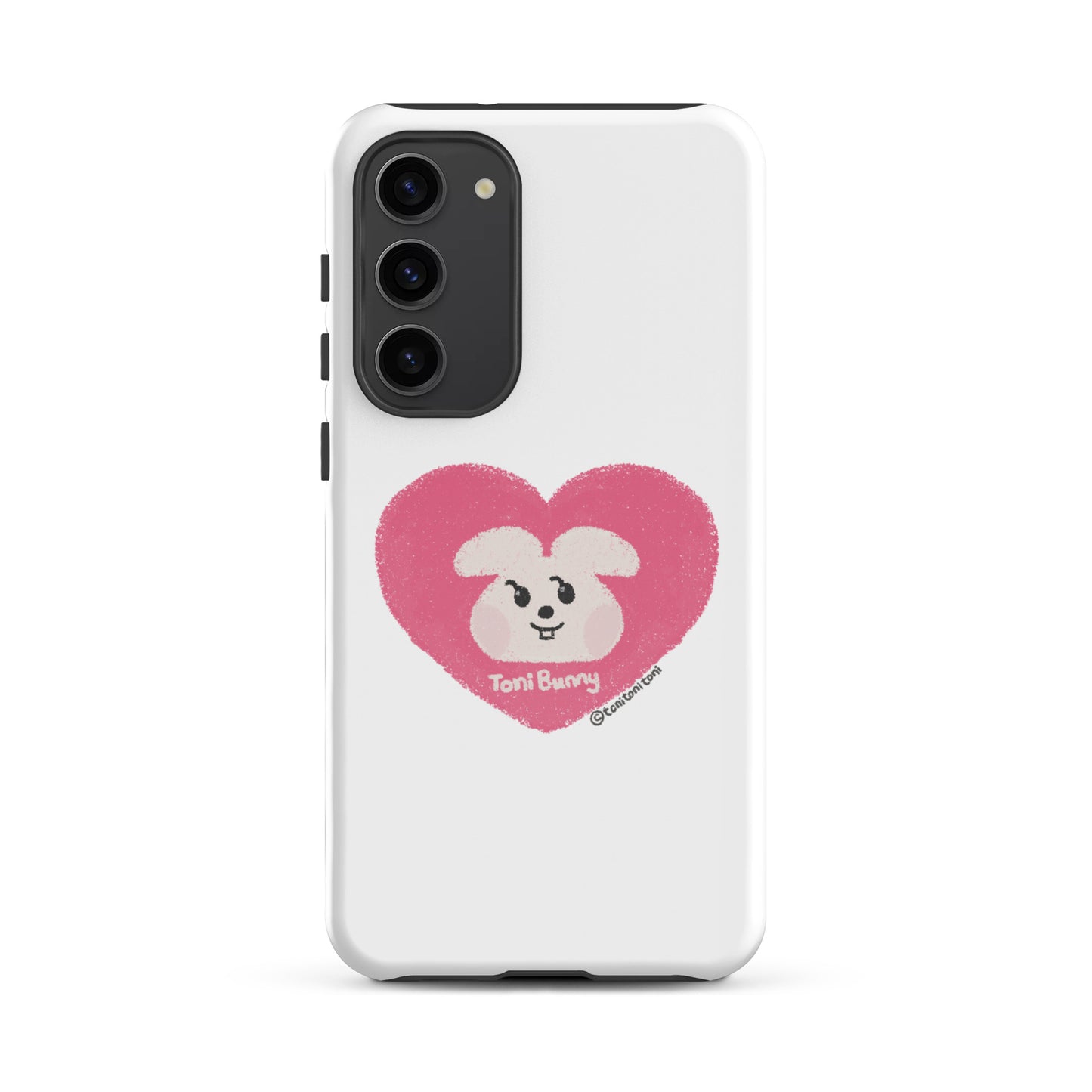 π ToniBunny Pink Heart Logo Samsung Tough Case π