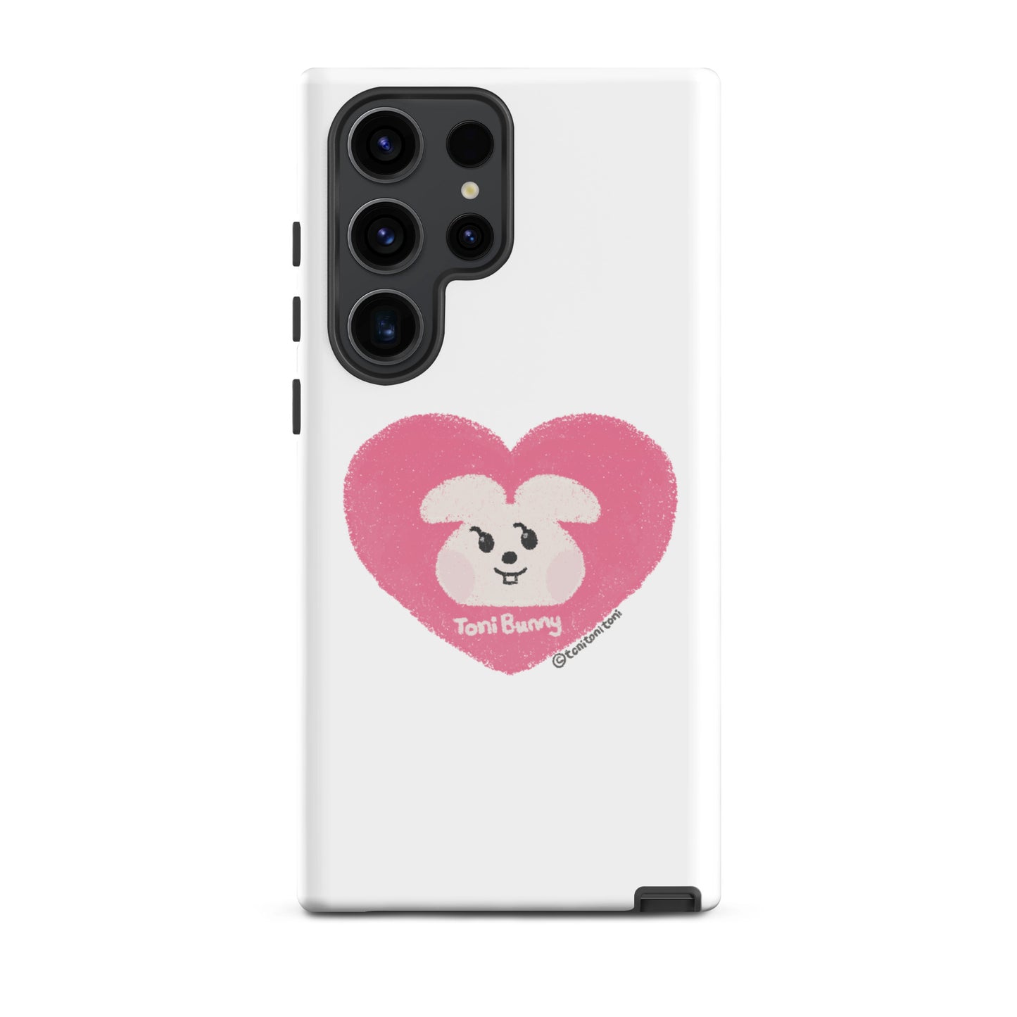 π ToniBunny Pink Heart Logo Samsung Tough Case π