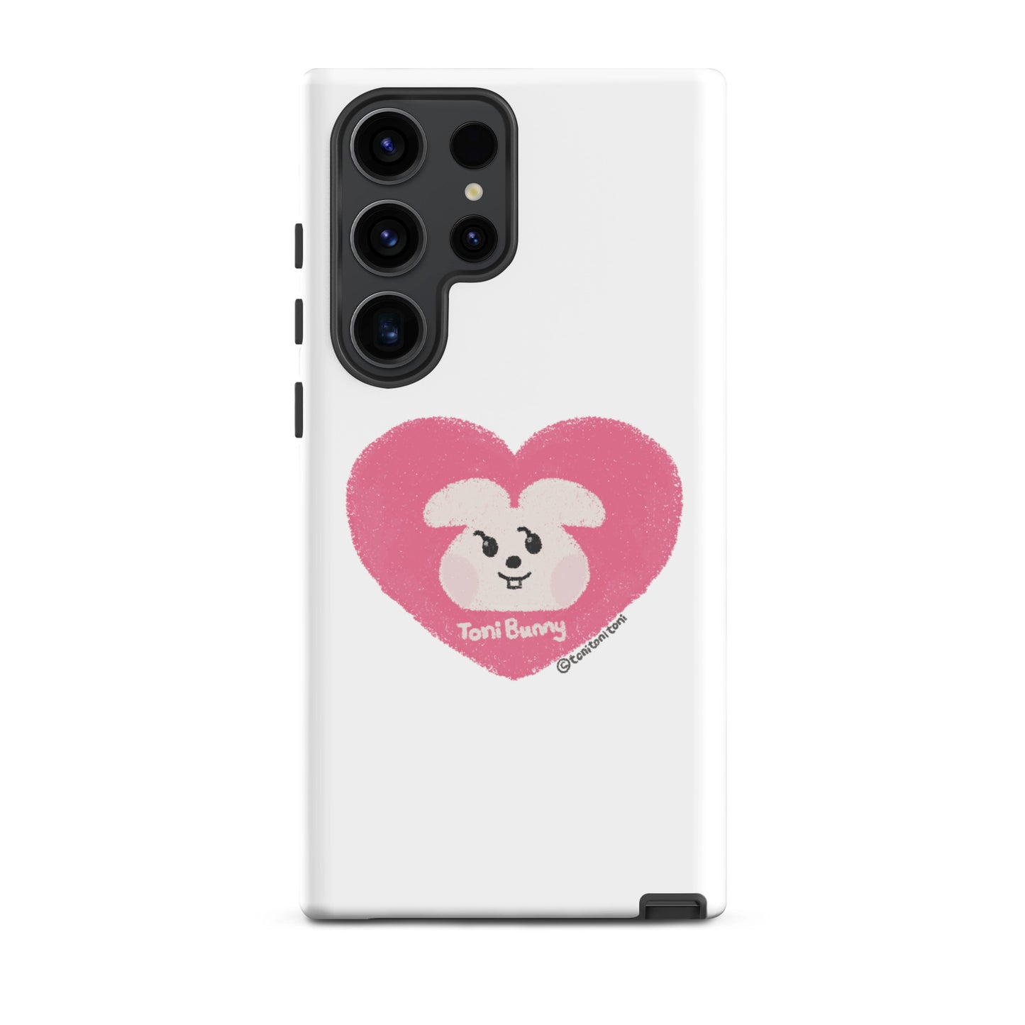 π ToniBunny Pink Heart Logo Samsung Tough Case π