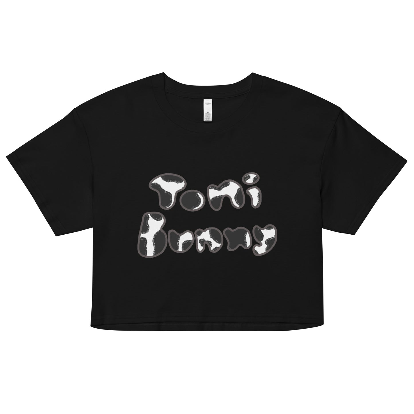 π° ToniBunny Cow Print Women's Crop Top π°