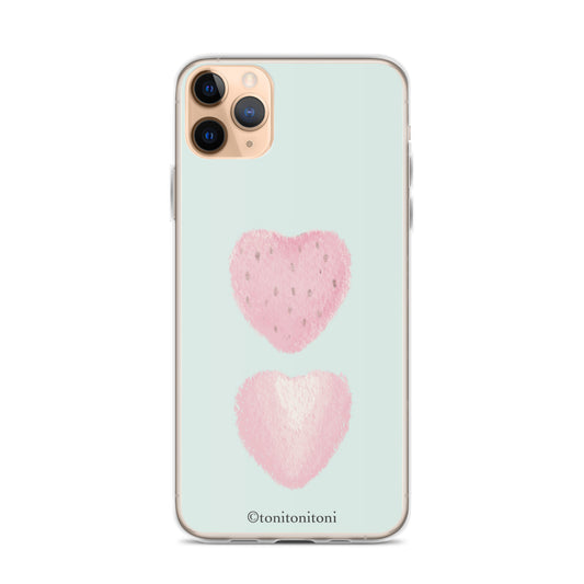 🍓Blue Strawberry iPhone Clear Case🍓