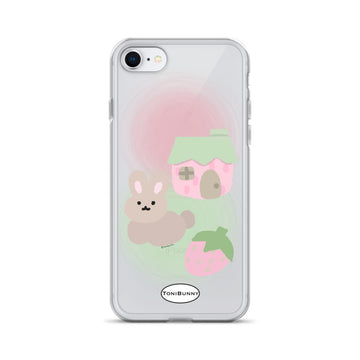 🎀 Pink ToniBunny Cottage iPhone Clear Case 🎀