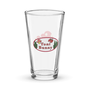 🍄 ToniBunny Mushroom Logo Pint Glass 🍄