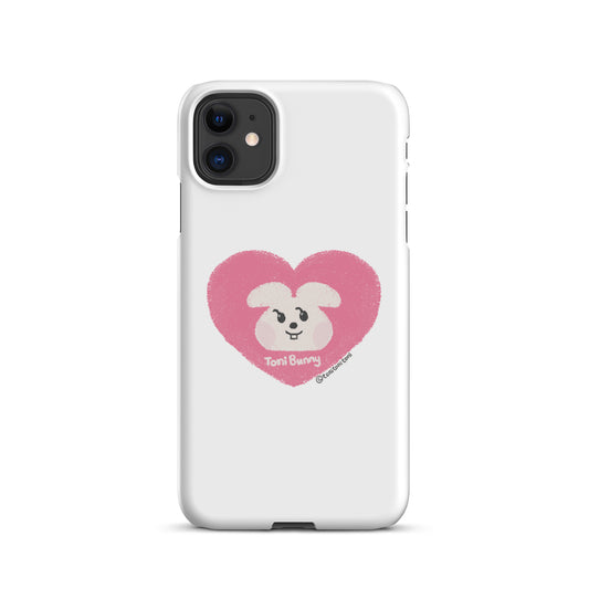 💕 ToniBunny Pink Heart iPhone Snap Case 💕
