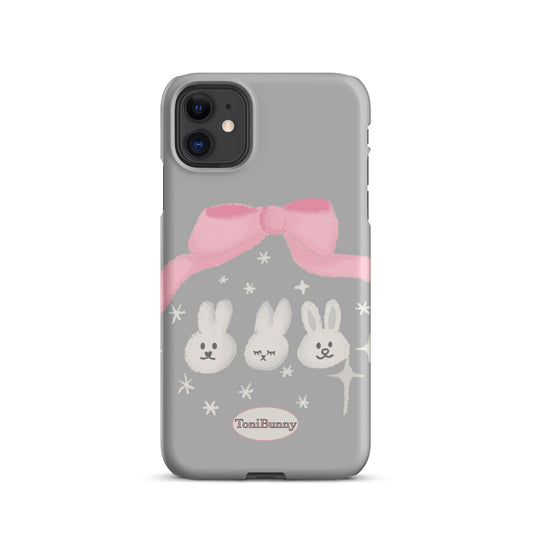 🎀 ToniBunny Ribbon Bunny Friends iPhone Snap Case 🎀