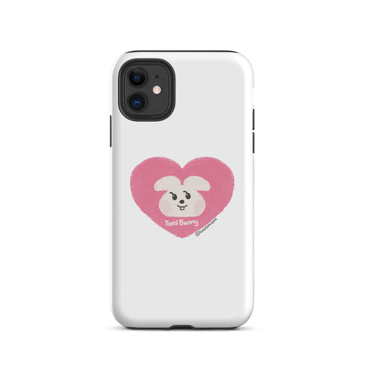 💕 ToniBunny Pink Heart iPhone Tough Case 💕