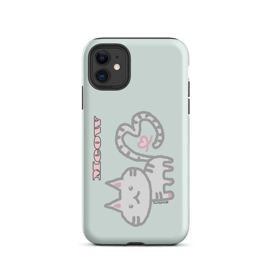 🐾 Meow Cat Mint iPhone Tough Case 🐾