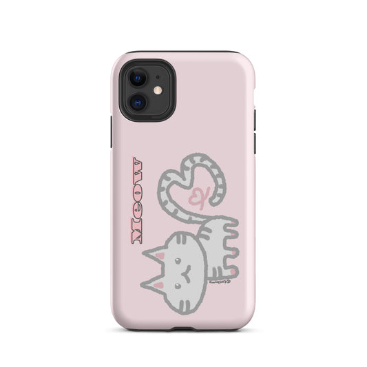🐾 Meow Cat Pink iPhone Tough Case 🐾